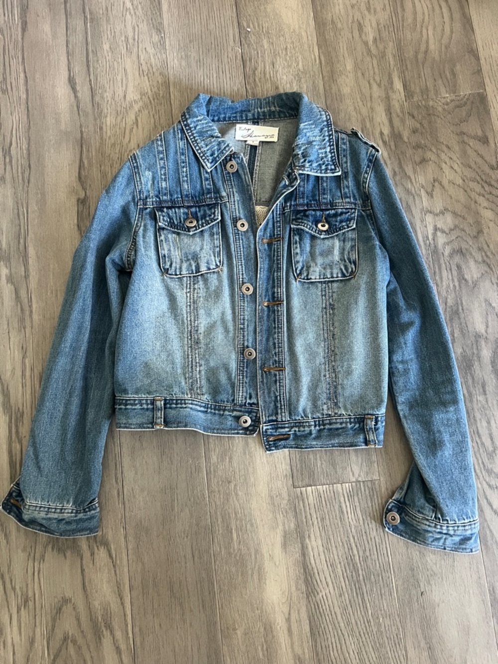 Denim Jacket - Light Blue womens Jean Jacket